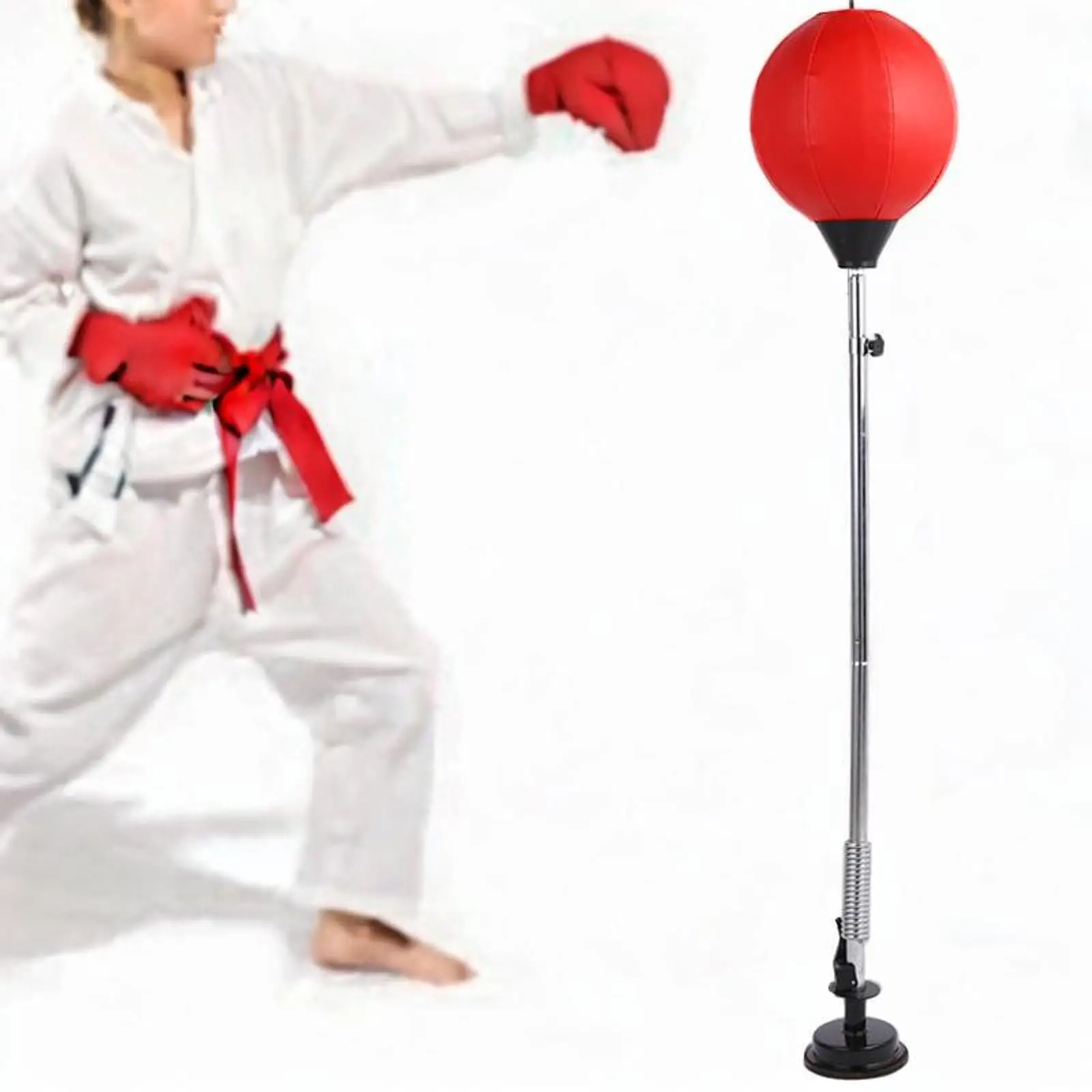 Punching Bag with Stand Gear Adjustable Sports Target Equipment Kids Adults