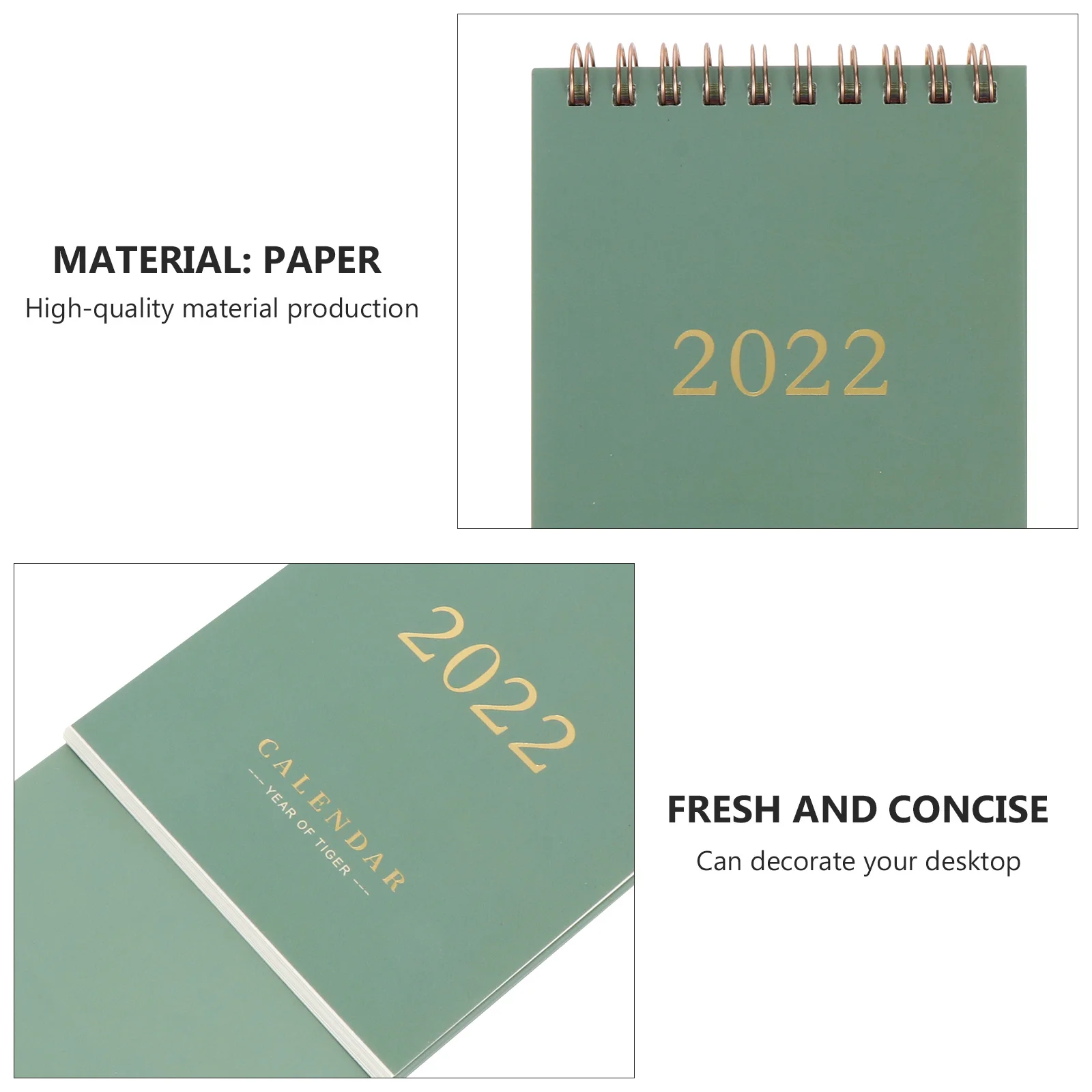 

1pc Mini Desktop Calendar Paper Desk Calendar For 2022 Schedule Planner Notepad Office School Table Decor Simple Chic Triangle