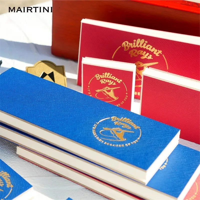 

MAIRTINI Portable Watercolor Book PU Waterproof Cover 300g Cotton Pulp Seal Paint Painting Book Artist Travel Art Supplies