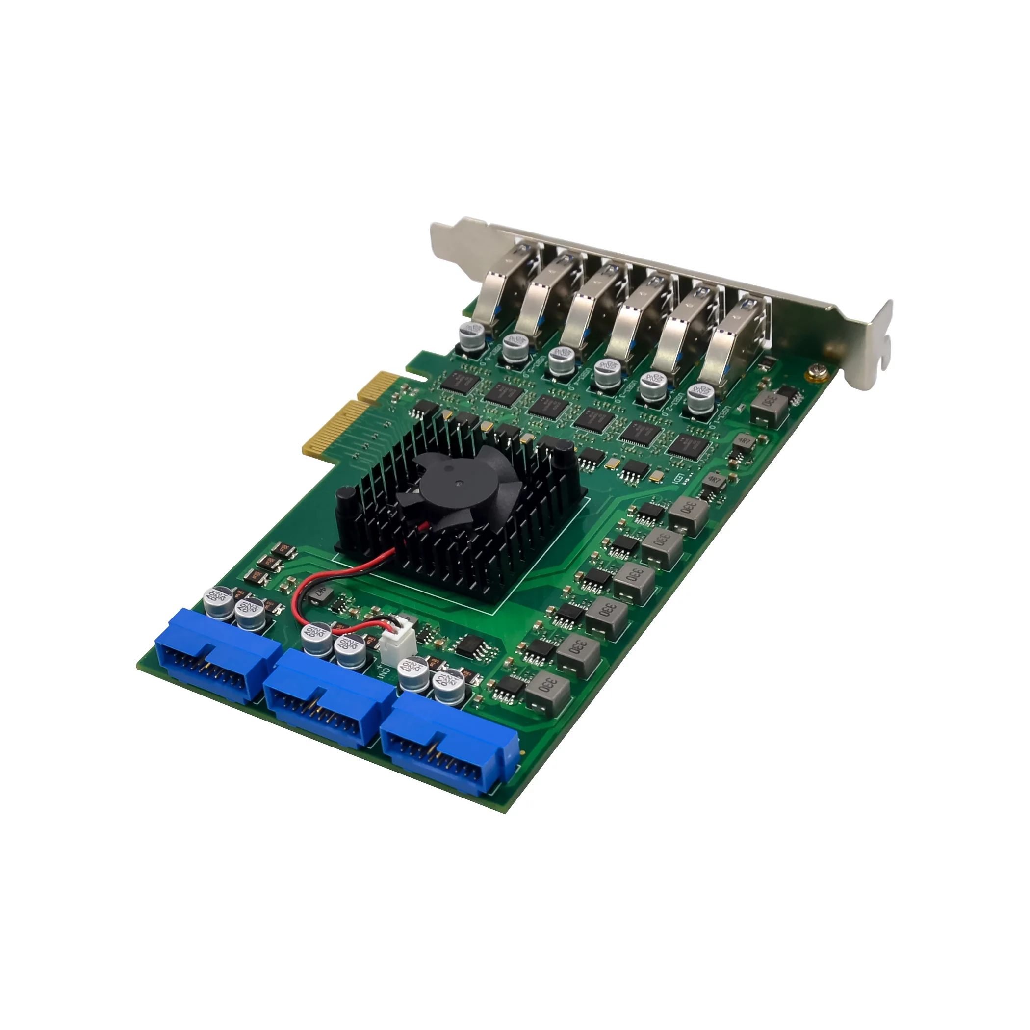 SUNWEIT ST669 PCIe X4 NEC720202 6CH USB3.0 Placa de captura de visão