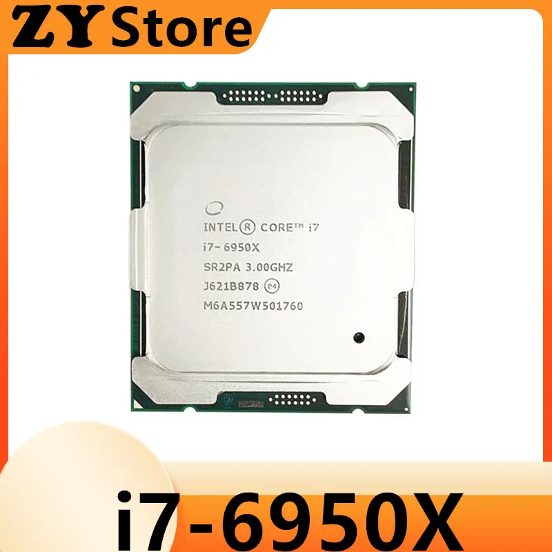 وحدة المعالجة المركزية Intel Core i7-6950X 14nm 10 النوى 20 خيط 3.0 جيجا هرتز 25 ميجا بايت 140 وات LGA2011-3 #1