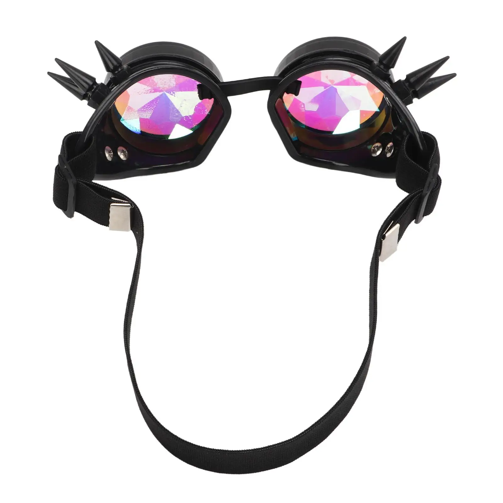 Steampunk Kaleidoscope Rave Glasses with Elastic Band for halloween - Aliexpress