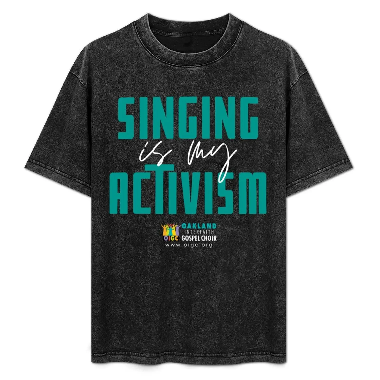 

Singing Is My Activism T-Shirt man clothes cotton graphic tees anime anime clothes t shirt men