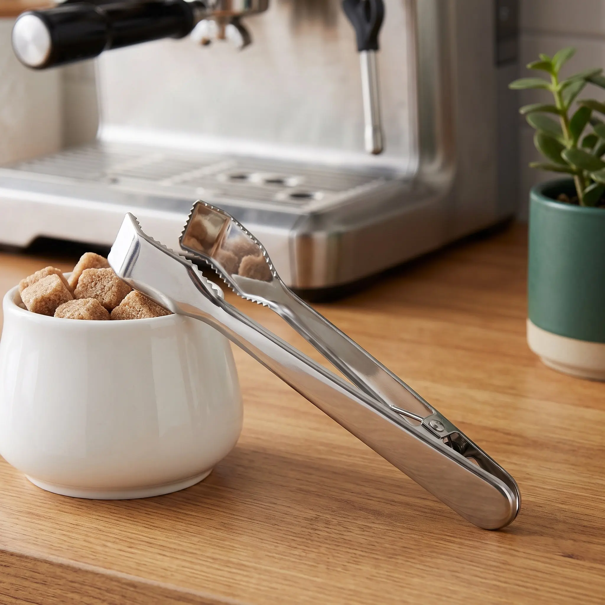 1Pcs Stainless Steel Ice Clip Food Tong Thickened Steel Multifunctional Clamp for Ice Cubes Bars Multifunctional Food Clamp