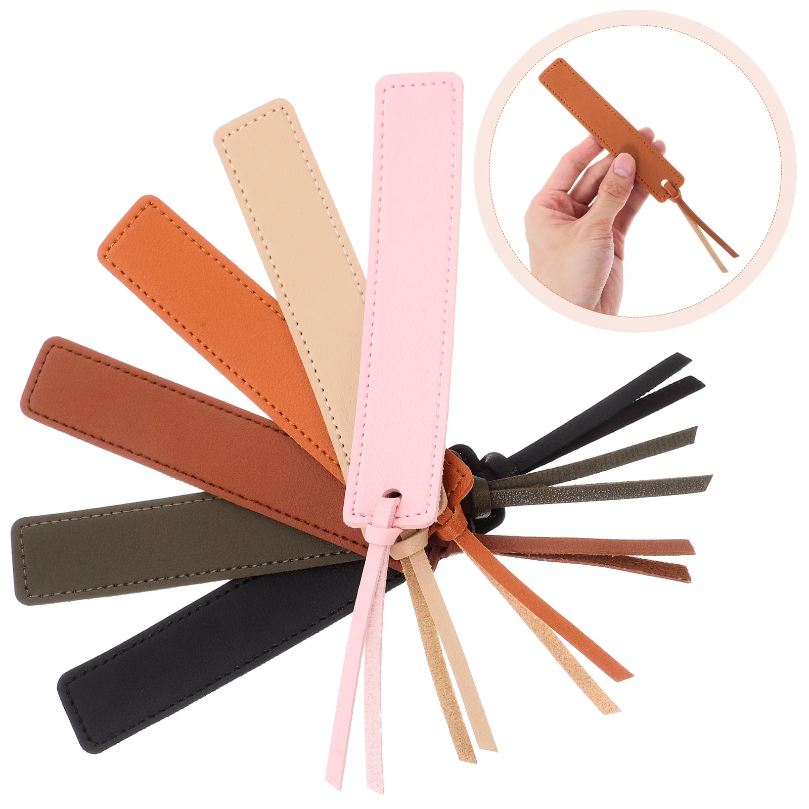 6 ชิ้นบุ๊คมาร์คหน้าเปล่าเครื่องหมายสําหรับคนรักผู้ชายปัจจุบันอ่านผู้หญิงสีดําที่คั่นหน้าเทียม