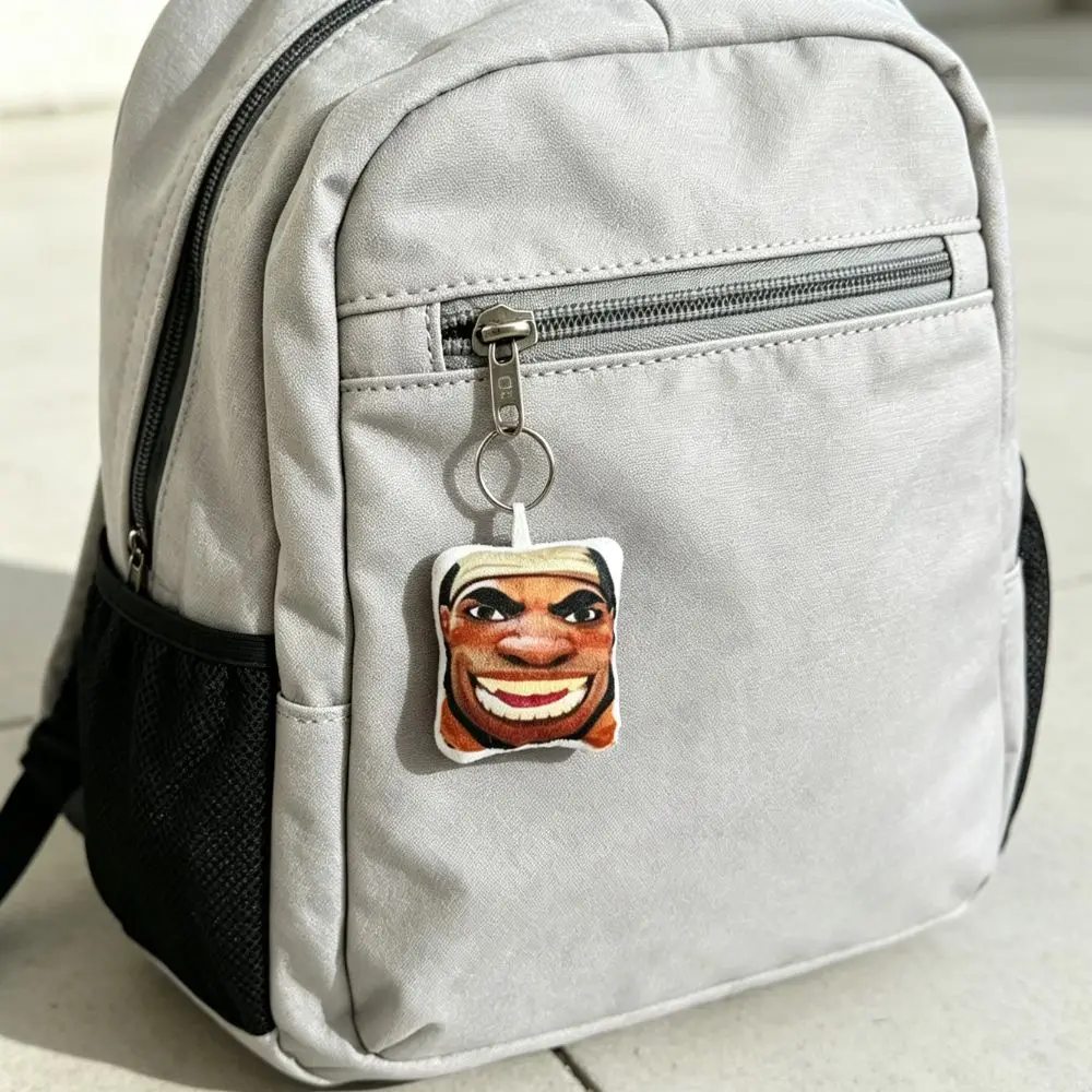 Funny Pressing Can Make Sound 10cm OW2 Hero Maugaloa Malosi Mauga‌ Plush Cosplay Game Bag Keychain Charms Decor Plushie Doll - view 3