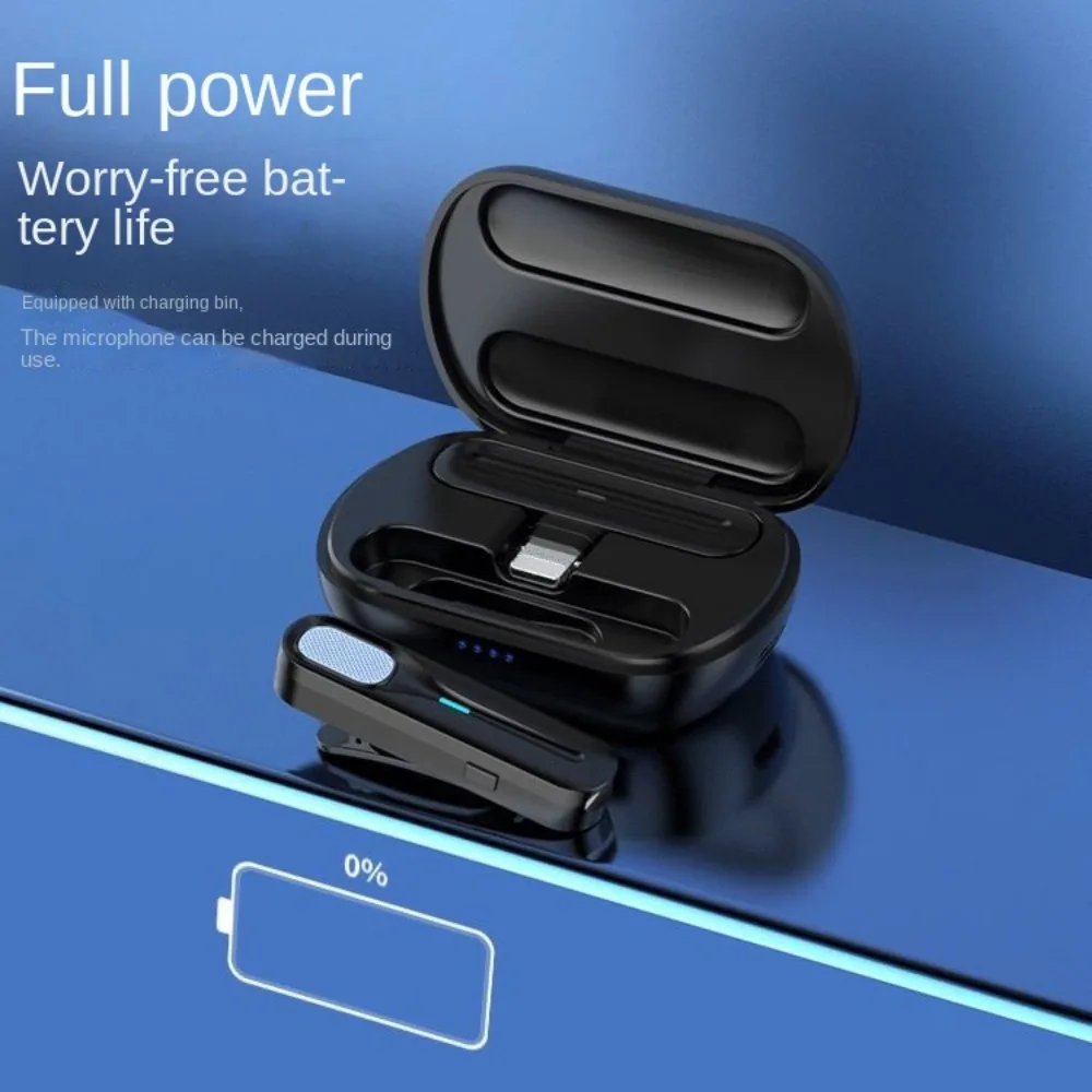 The New 2.4G Clip-on Wireless Live Microphone Charging Bin DSP Noise Reduction Two-way Ear Return KTV Reverberation