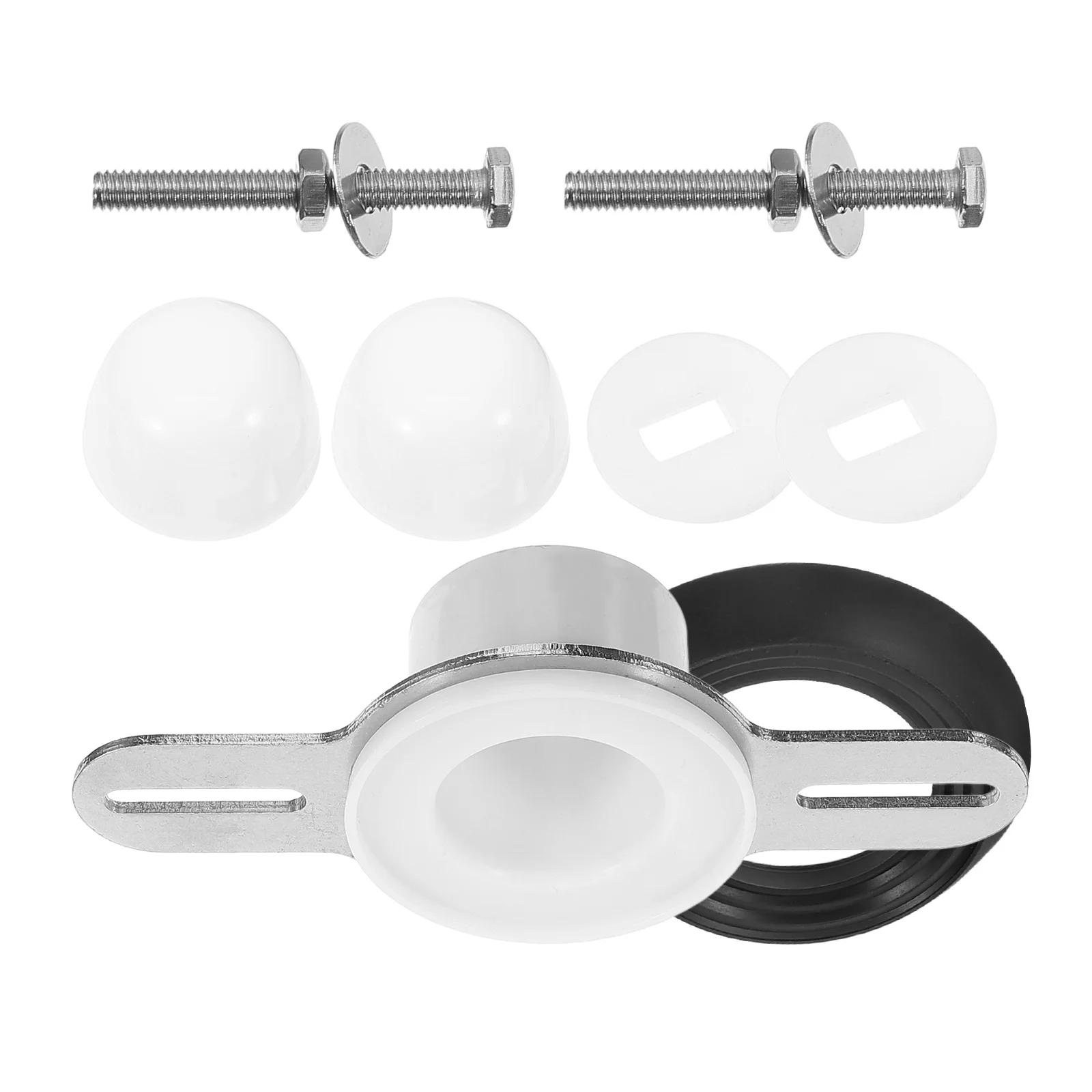 

1Set Wall Drain Toilet Flange Ultra Thin Space Saving Wall-Mounted Connector Leak Proof Seal Ring Replacement Repair Kit Urinal