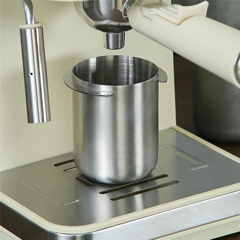 【HAPPYH】ملحقات ماكينة الإسبريسو 58 مم للمنزل والمقهى وكوب جرعات القهوة وجهاز استقبال مسحوق قهوة الإسبريسو لبار المطعم