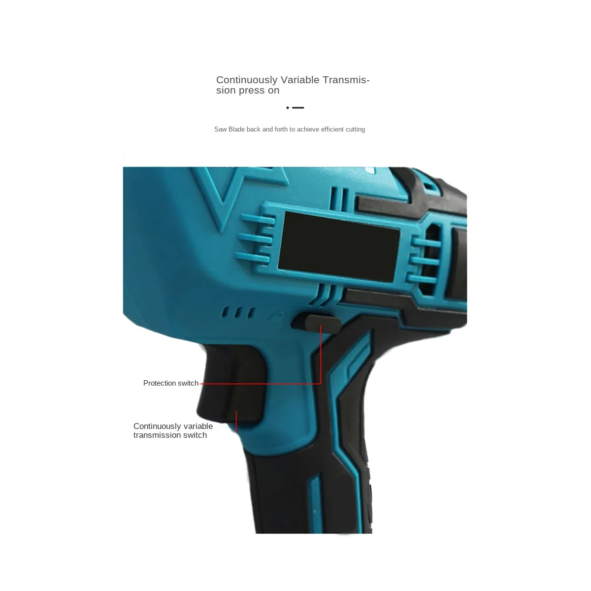 

Cordless Electric Reciprocating Saw Variable Speed Metal Wood Cutting Tool Electric Saw for Makita 18V Battery