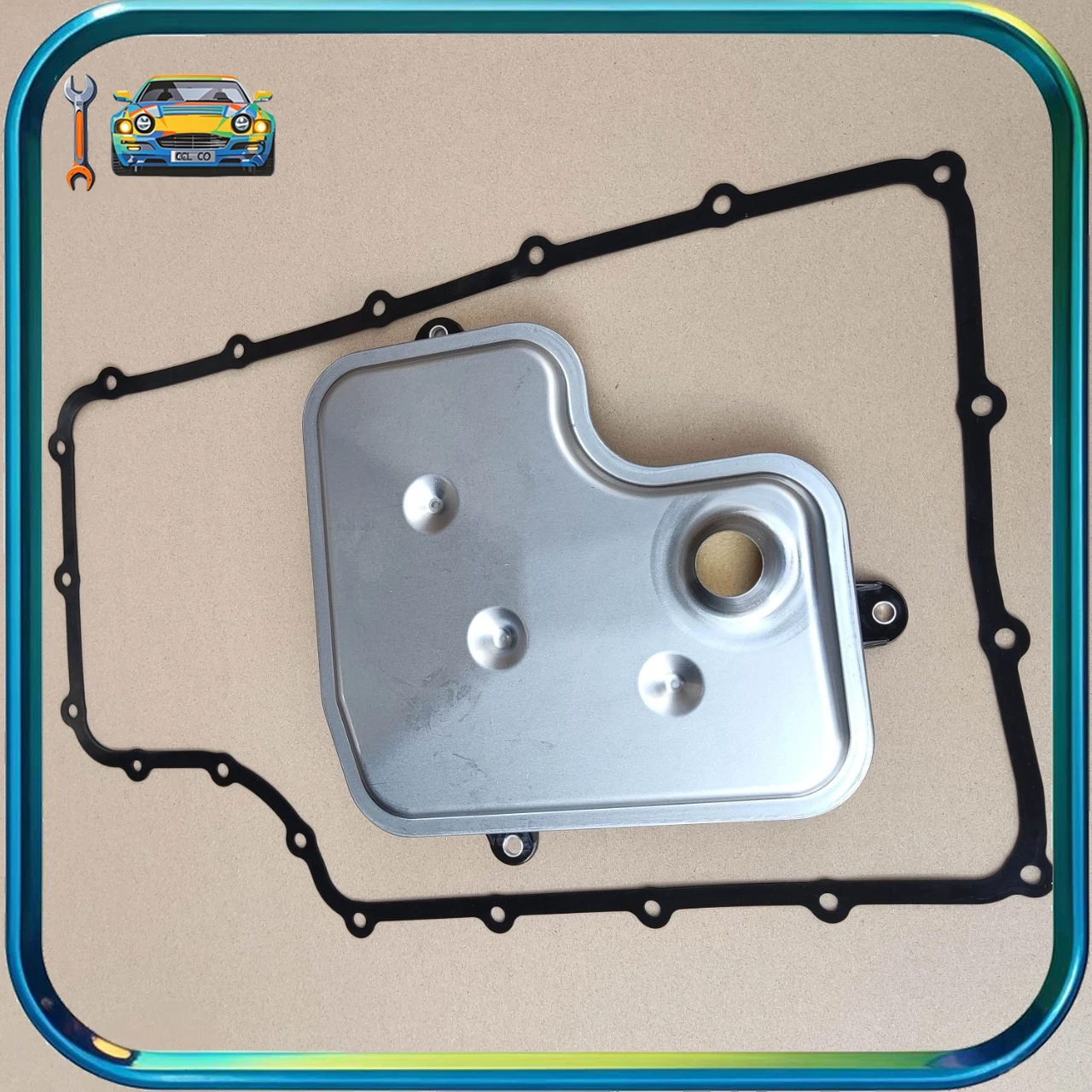 

6R140 Auto Transmission Oil Filter BC3Z7A098B Oil Pan Gasket F6TZ7A191A for Ford F250 F-350 F-450 F-550 Super Duty 2011-2017