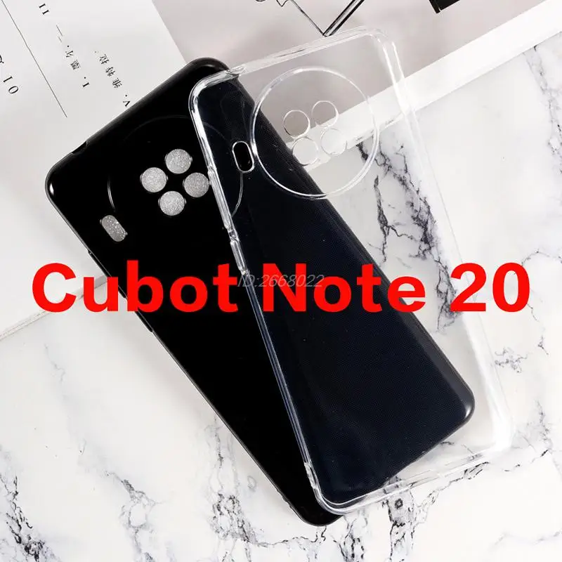 

Full Camera Protection Fitted Case for Cubot Note 20 Pro Silicone Caso Transparent Phone Case For Cubot Note 9 Note9 Back Cover