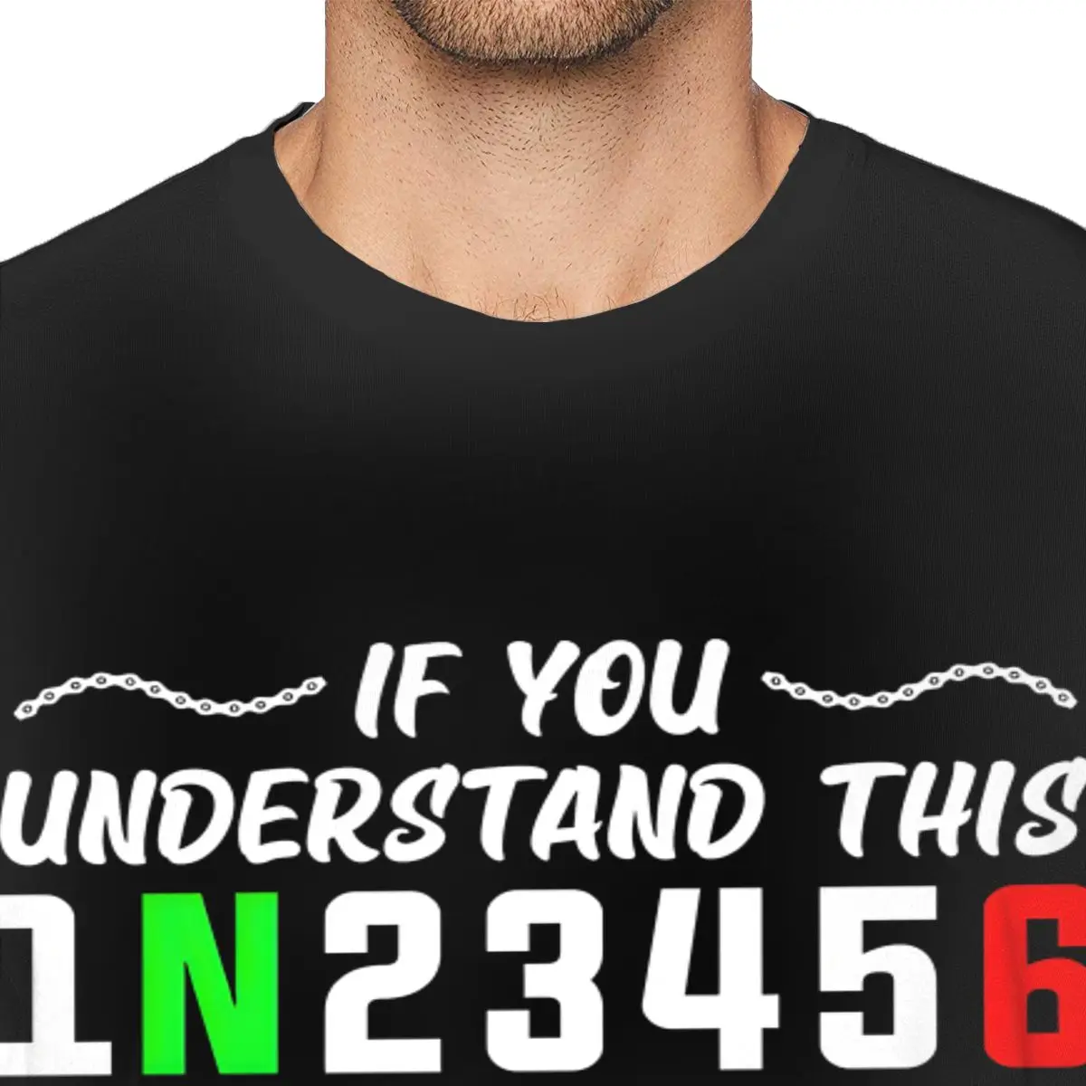 Casual If You Understand This We Can Be Friends T-Shirt for Men Crewneck Pure Cotton T Shirts Aprilia Racing Italy Short Sleeve