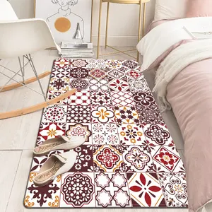 Vikama-Mandala Patchwork Nicht-Schlupfteppiche, Schlafzimmer Teppich, Badezimmer Teppich, Wohnzimmer, Küche, Heimdekoration 10 Hauptverkäufe Mandala Teppich - №4