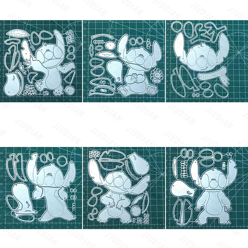 

New Cute Big Mouth Animal Cutting Dies DIY Paste Handicrafts Metal Cutting Blade Mold Production of Relief Album Greeting Cards