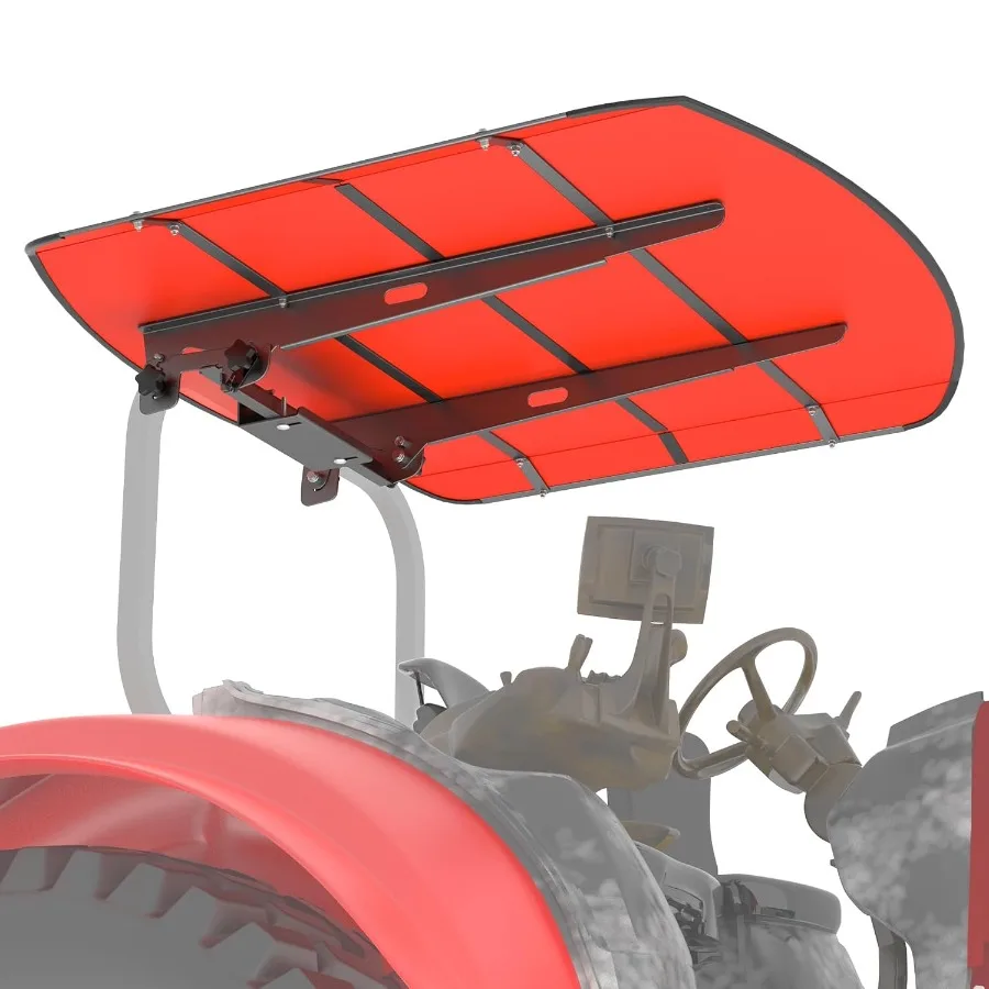Tractor and Mowers Canopy for ROPS 53-3/8 X 53-3/8- High-Density Thermoplastic Mowers Umbrella Will Add About 4'' to The Height