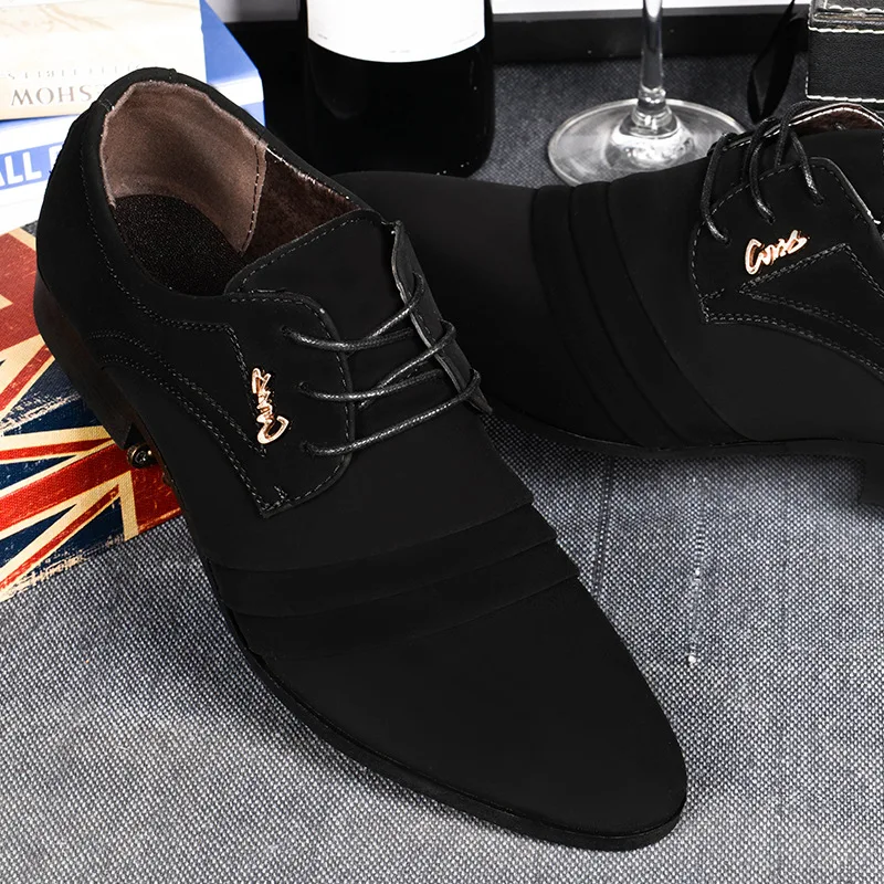 

Men's fleece casual shoes, leather shoes, men's business formal wear, wedding shoes, trendy men's shoes