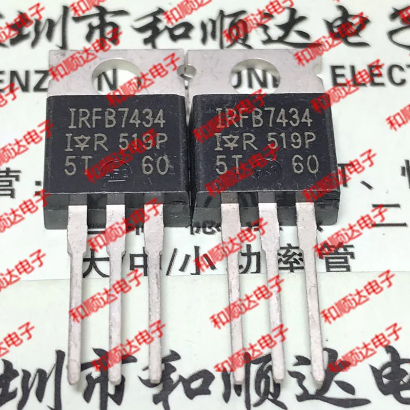 10PCS/Lot IRFB7434  TO-220 40V 195A Really Stock Original Best Quality Fast Shipping 100%Test