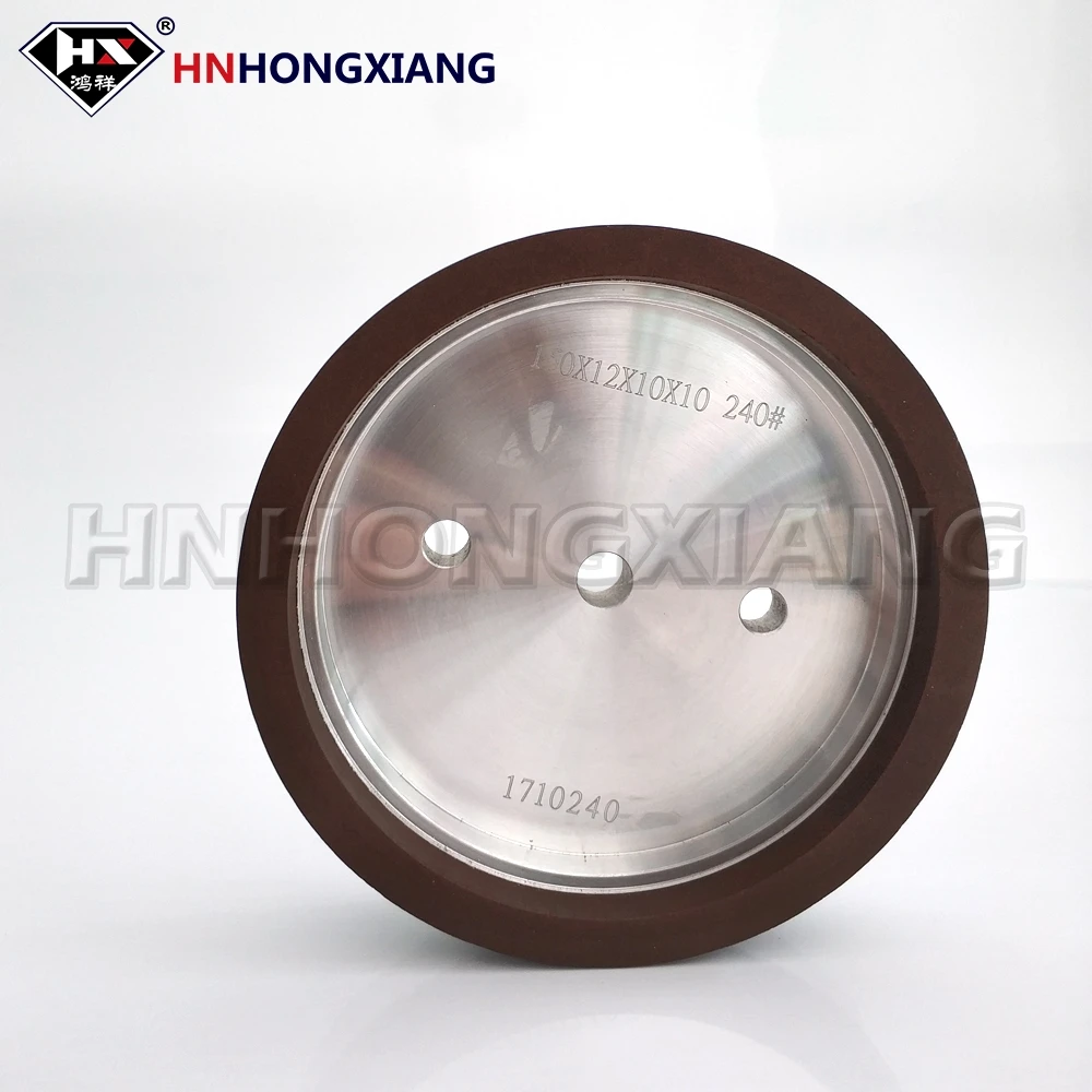 Glass Resin Diamond Grinding Cup Wheel For glass straight edge machine and Glass edging machine (Arris).