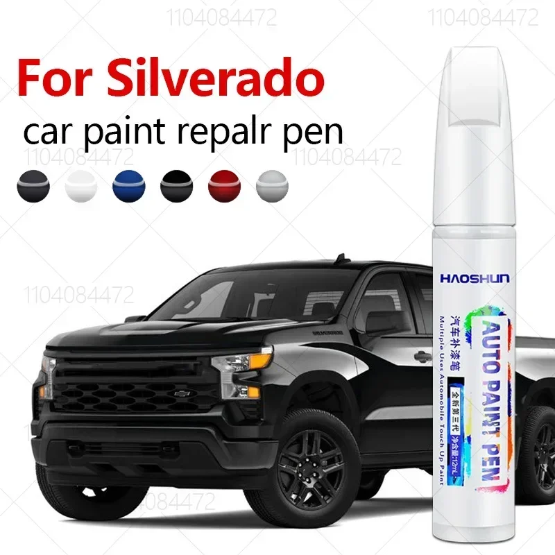 Für Chevrolet Silverado 1999-2025 T1XX Ultium BT1 Lack Reparatur Stift Touch Up Scratch Remover DIY Auto Zubehör Schwarz weiß Rot