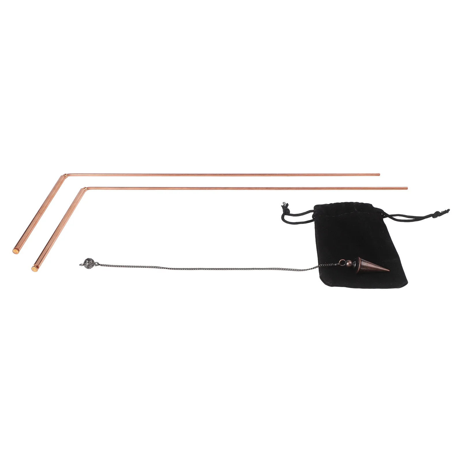 99 9% Copper Telescopic Dowsing Rods and Pendulum for Divination Energy Therapy Lost Item Search and Water for source Finding