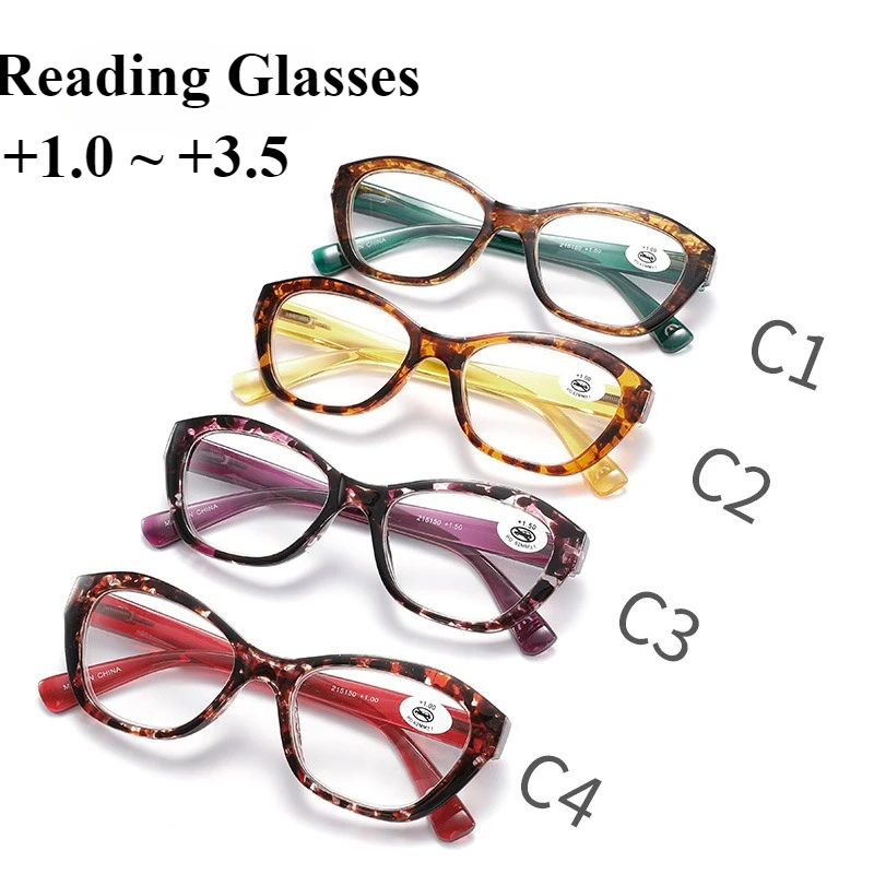 

Очки для чтения с нейтральным цветочным принтом, красные/желтые/зеленые/фиолетовые 1,0 1,5 2,0 2,5 3,0 3,5 Очки для дальнего зрения