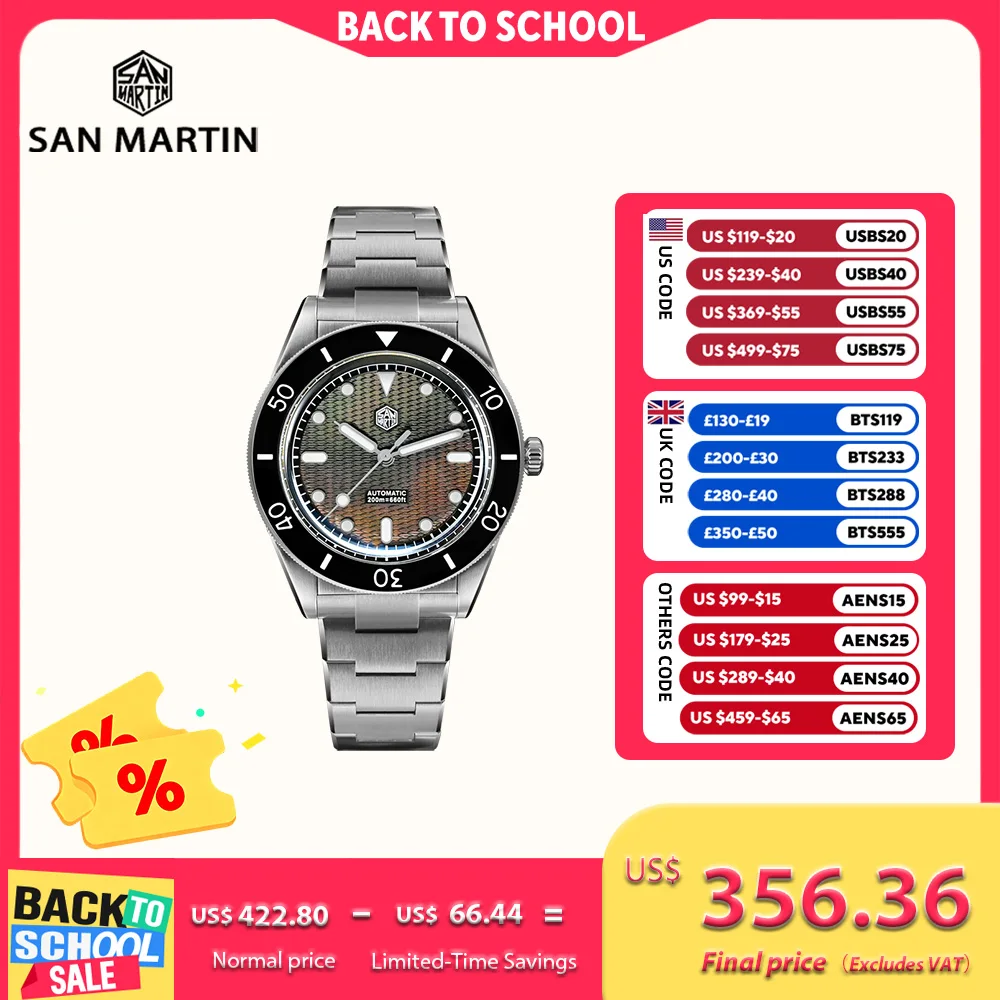 Guilloché Dial Watch - San Martin 39mm Miyota 90S5 Guilloche