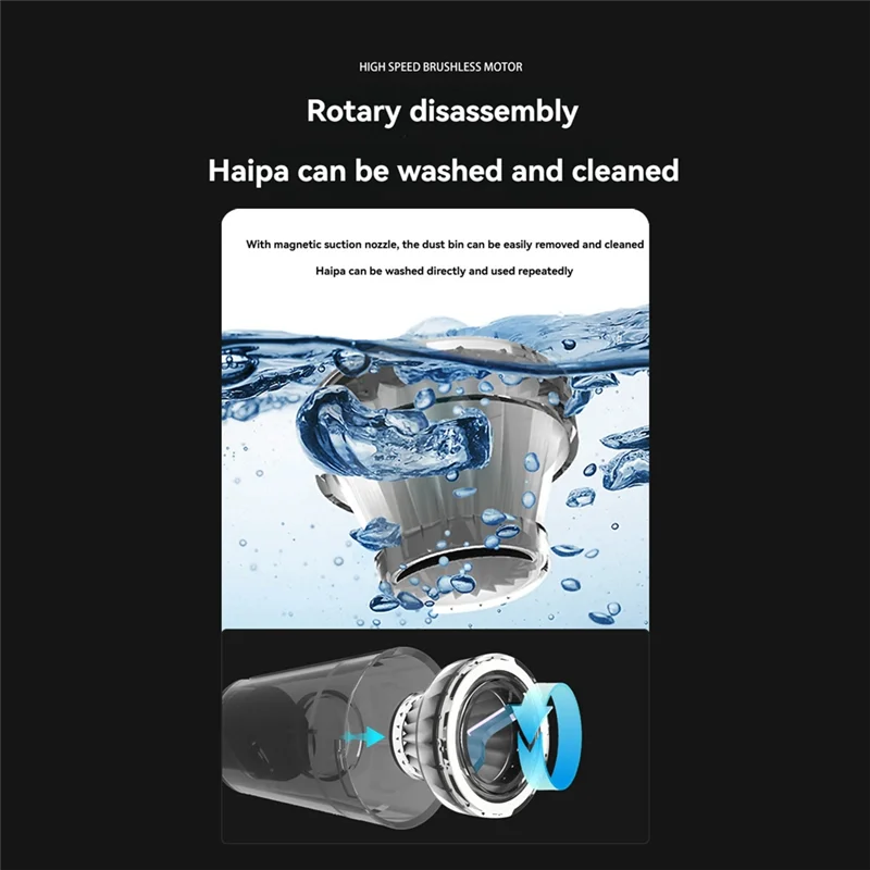 

B98A-Violent Вентилятор Бесщеточный двигатель Турбонагнетатель Скорость ветра Зарядка Вентиляторы Электрический вентилятор