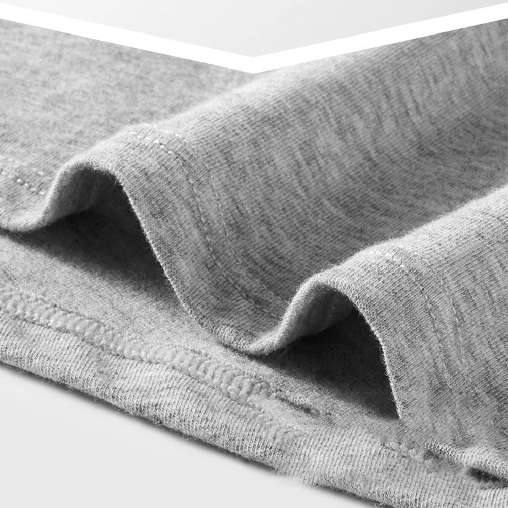 رمادي أسود عادية الرجال فضفاض واسعة الساق النوم السراويل القطن الملاكمين السراويل جذوع المنزل النوم قيعان الملابس الداخلية #1