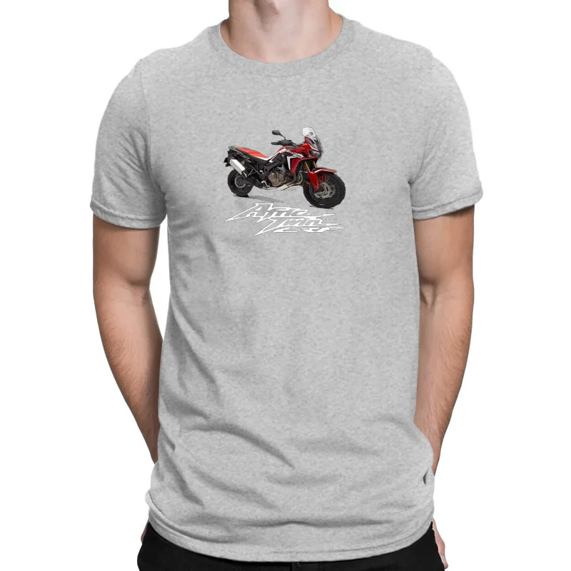 2024 Casual new Hon Africa Twin Crf 1000 Motorcycle Motorrad Men'S T-Shirt Fashion Unisex Tee graphic harajuku fashion Printing