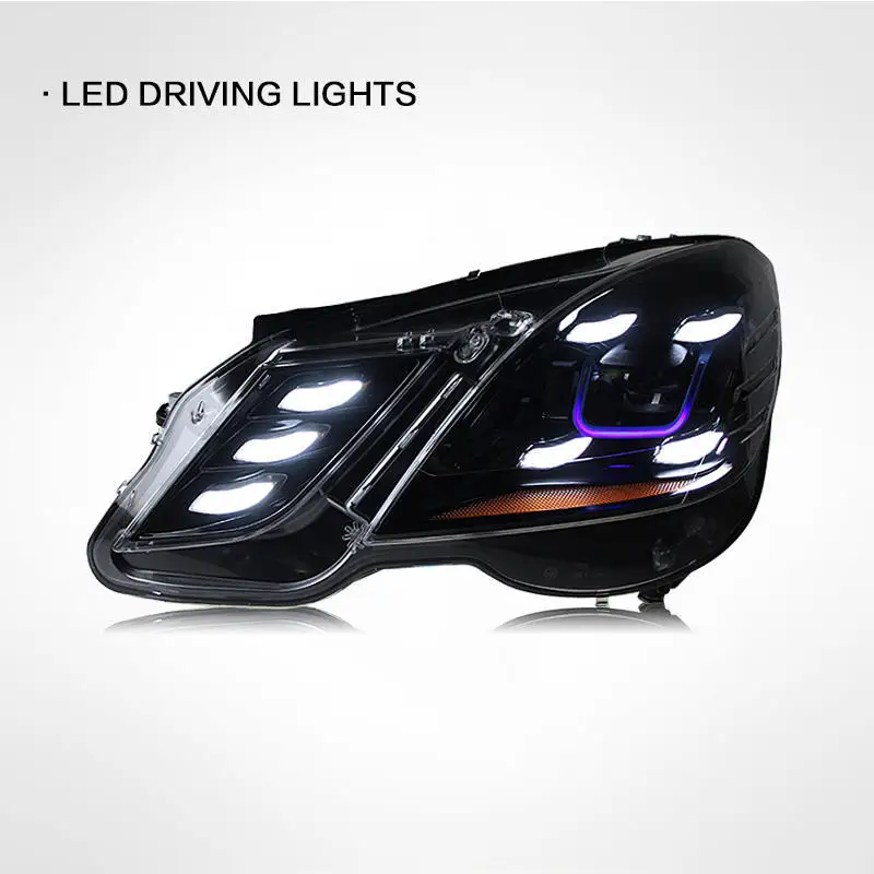 마이바흐 LED 레이저 렌즈 램프 헤드 전조등 도구 액세서리, 벤츠 W212, E200, E260, E300, E350, 2010-2013 헤드라이트 업그레이드