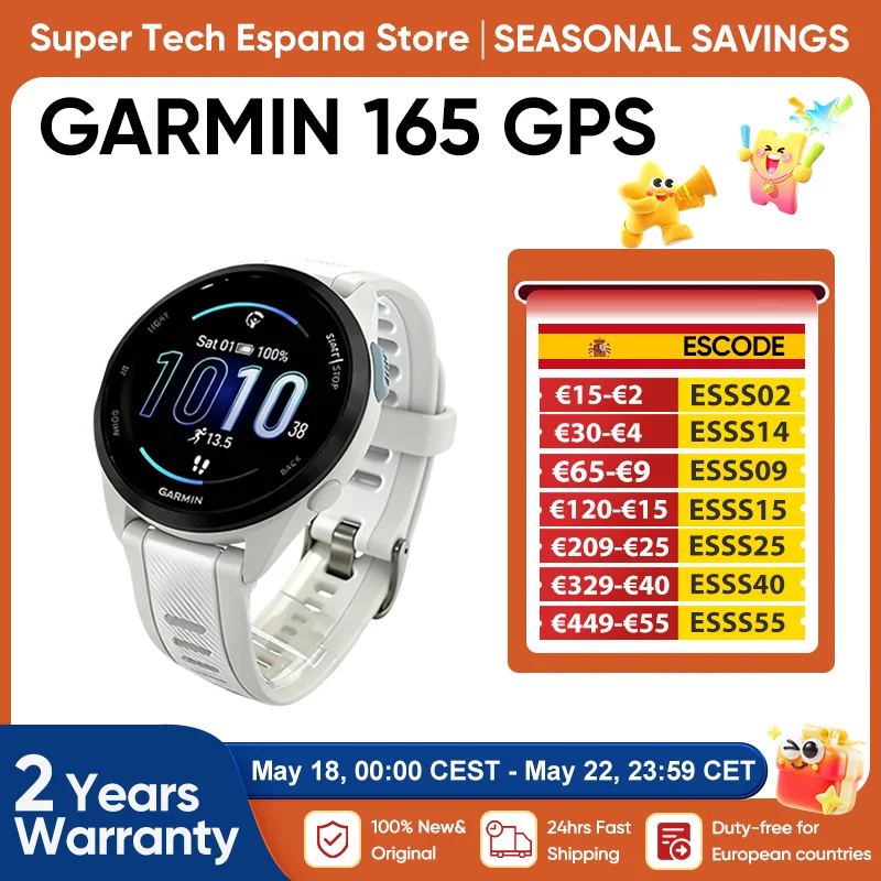 Reloj Inteligente GARMIN Forerunner 165 Versión GPS