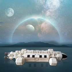 Space 1999 Eagle Shuttle Space Series MOC Model Bricks Building Block DIY Assemble Toys Juguetes For Children Gifts