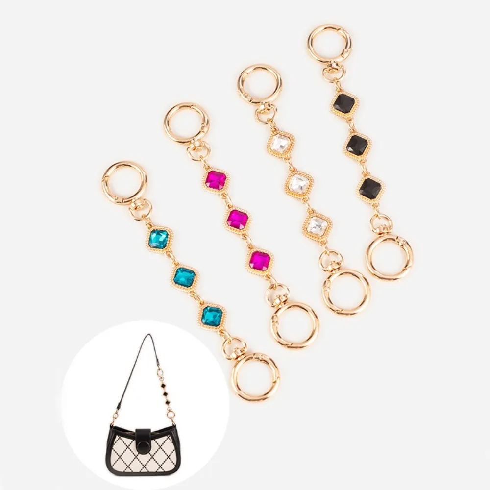 

Fashion 16cm Bag Extension Chain Crossbody Multicolor Handbag Hanging Buckle DIY Bag Chain Charm Bag Accessories