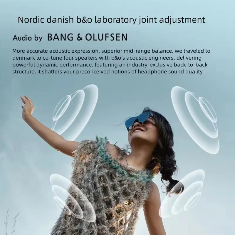 Rayneo Air 4 pro Smart AR Glasses 3G Voice Control IPX-5 Waterproof 4K Video Capture Head-Mounted XR Support DP Agreement