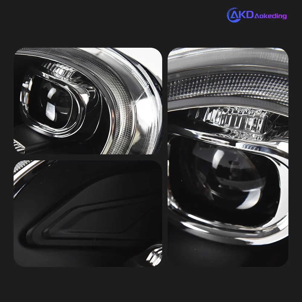 AKD Head Lamp for VW Beetle LED Headlight 2006-2021 Headlights Beetle DRL Turn Signal High Beam Angel Eye Projector Lens