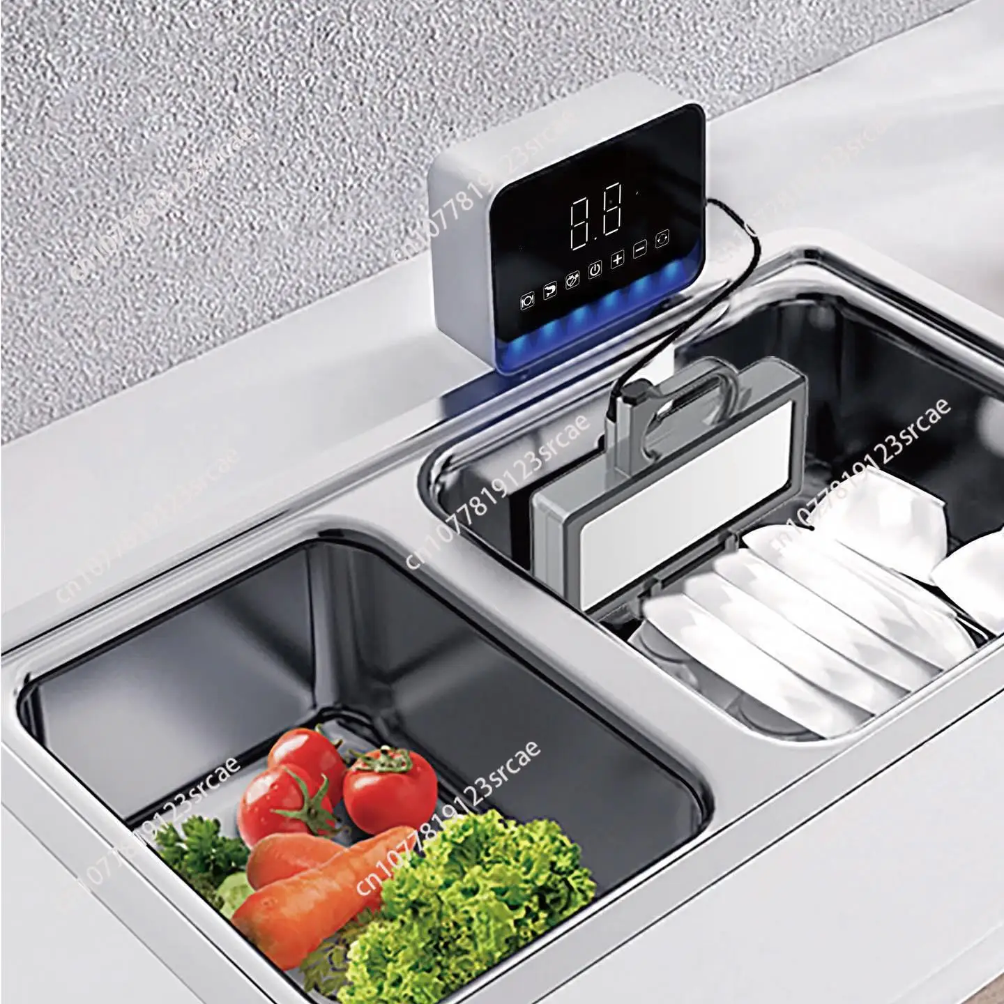 

Quality Assurance Specials Portable Mini Commercial Household Ultrasonic Dishwasher Smart Handheld Countertop Design