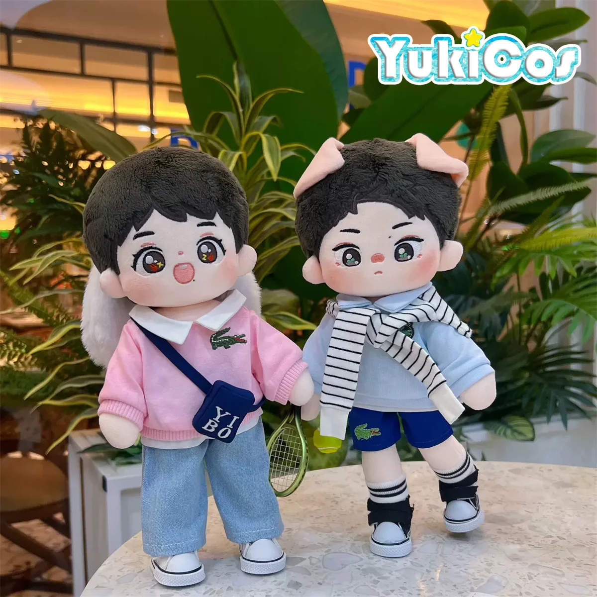 Xiao Zhan Wang Yibo WEB Pink Blue Sweatshirts Hoodie Fashion Costume Plush 30cm Doll Doll's Clothes Dolls Accessories GG