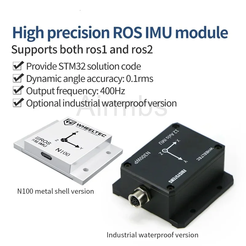 

High Precision 9 Axis ROS2 IMU Inertial Navigation Module Industrial Waterproof FDISYSTEMS Attitude Sensor AHRS Gyroscope MEMS