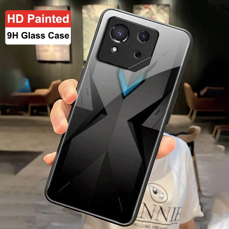 For ROG 8 Pro Anti-Drop Glass Case For Asus ROG Phone 8  Tempered Glass Cover For Asus ROG 7 6 5 5S 3 Capa For Asus ROG 3 Casing - view 2