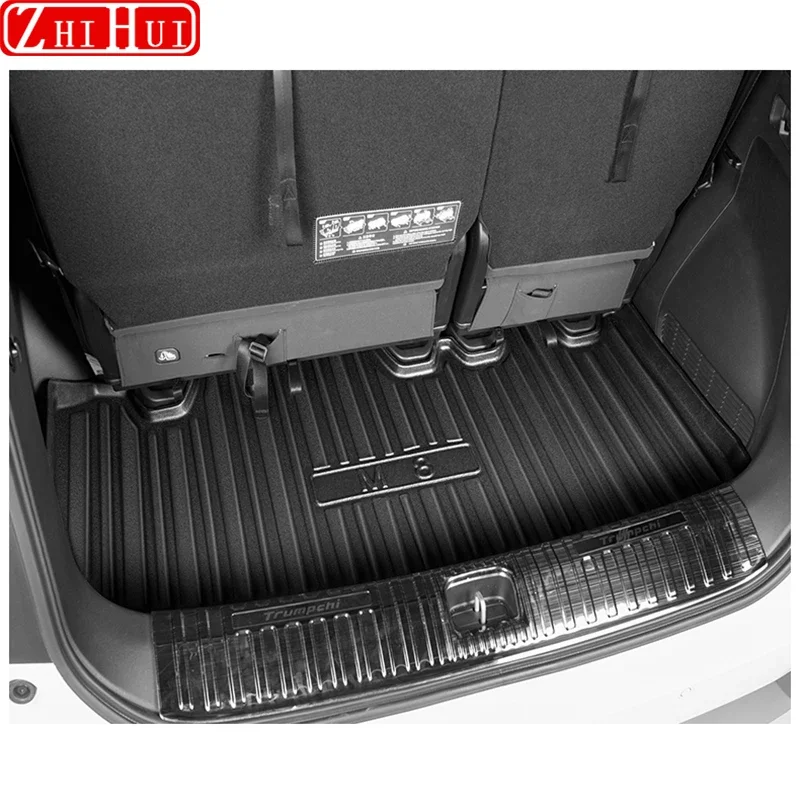 

For Trumpchi GAC M8 2024 2023 2025 Car Styling TPE Footrest Mat Trunk Pad Waterproof Modified Part Trunk Pad Auto Accessories