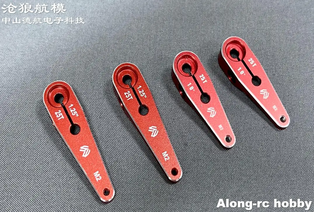 Skywing SW030HV SW988 SW989 Servoteile Mini 25T 1,0 Zoll M2 1,25" 1,5" 1,75" Metallarm für RC-Modellflugzeug 3D-Flugzeug – Detail 34