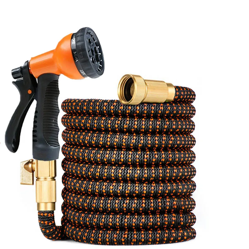 Садовый водяной шланг, 3-кратный расширяемый поливочный шланг, гибкий автомобильный шланг высокого давления для полива сада, волшебный шланг для орошения сада ﻿