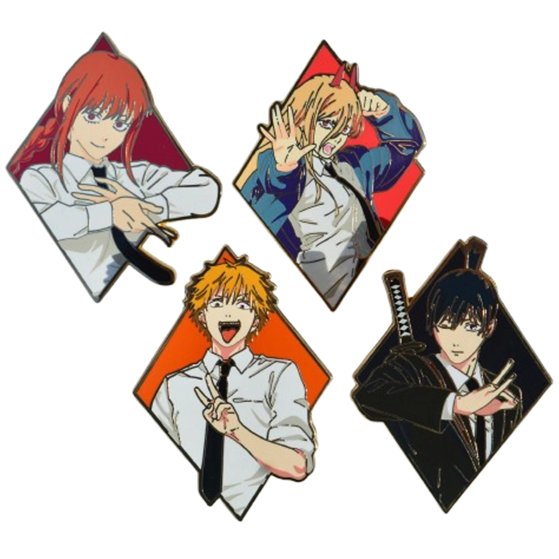 Manga Anime Hard Enamel Pins Cool Hero Brooches Badge Lapel Pin For Backpack Clothes Accessories Fashion Jewelry Birthday Gifts