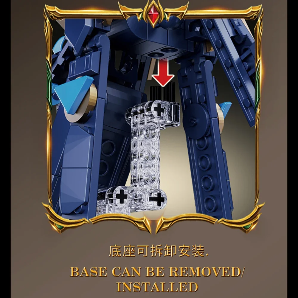 997PCS Anubis Desert Reaper Mecha Modello di edificio Set da collezione di blocchi di assemblaggio creativi Mattoni MOC Regalo per adulti e bambini