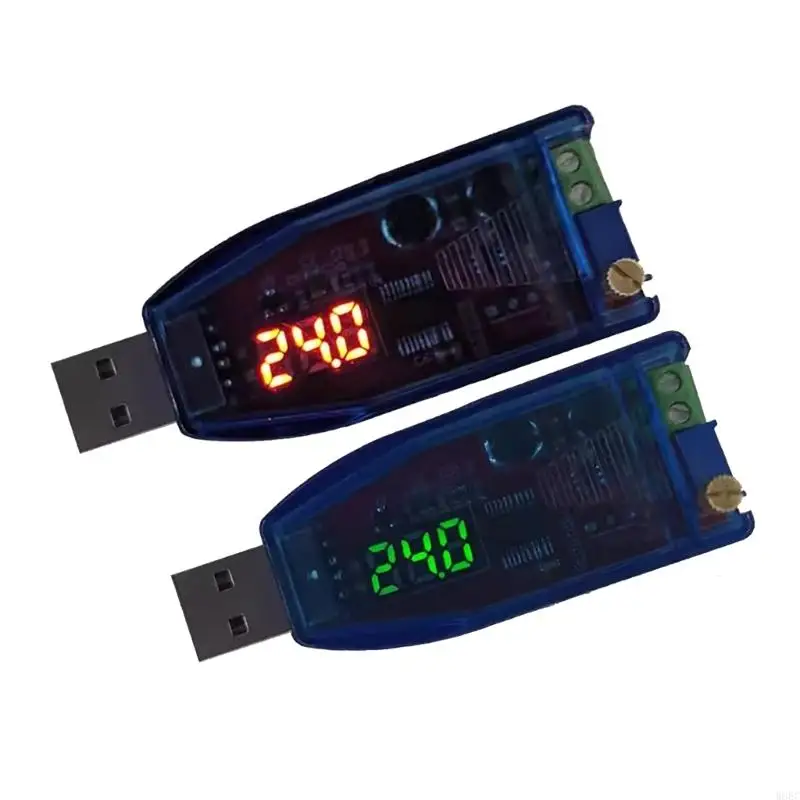 

DCDC 5V to 1V-24V USB Step Up Down Converter Module Display LED for Various Electronic Devices W8EC
