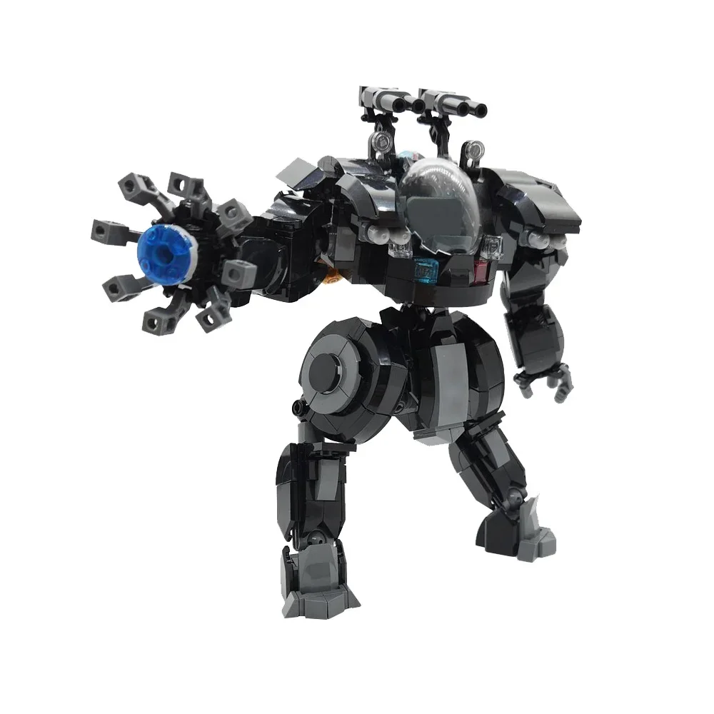 MOC Building Blocks X-17 Riot Control Mech Suit Model Subnautica Undersea Diving Suit Bricks Assembly Toys for Children Gifts