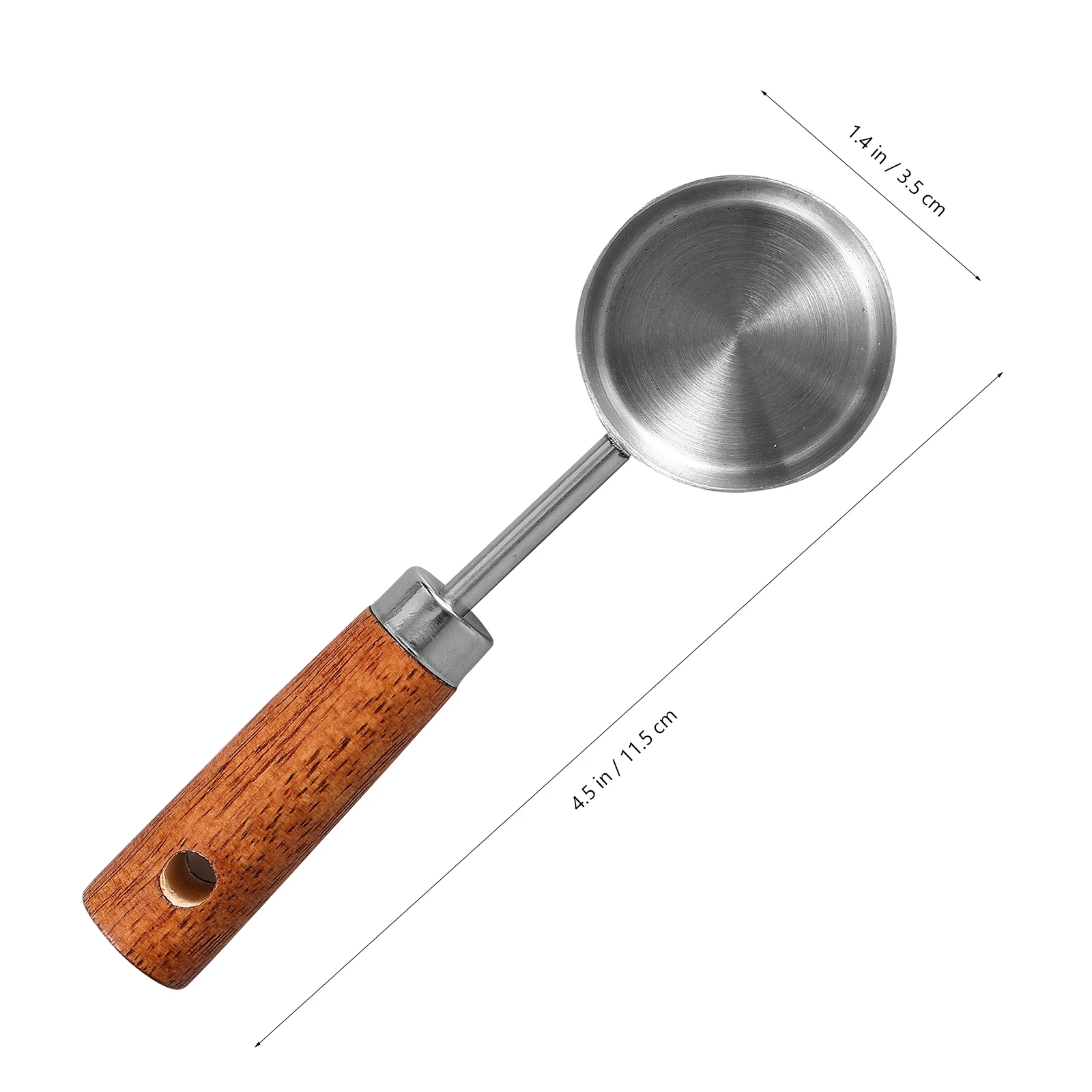 

Stainless Steel Coffee Scoop 15ml Powder Spoon for Coffee Bean Milk Powder Salt Spice Measuring Quantitative Kitchen Bar Use