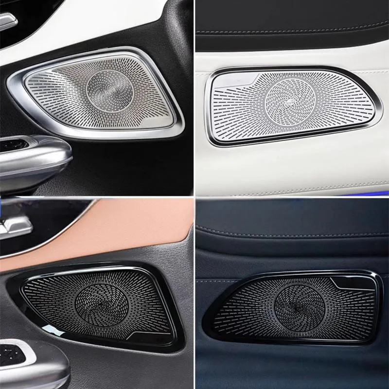 

Car Horn Cover Door Horn Protective Cover Dashboard Horn Cover Stainless Steel For Mercedes Benz CLE Class C236 2024-2025