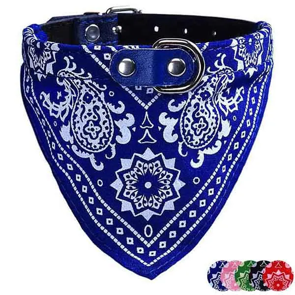 

Triangle Scarf 1.5Cm Adjustable Collar Lightweight Washable Triangle Pets Saliva Towel Dog Cat Saliva Towel Bib Bandana M